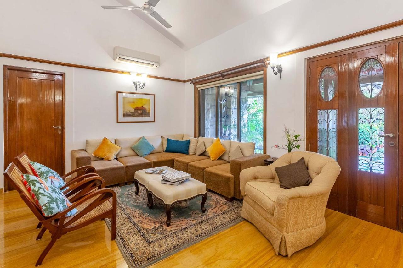 Stayvista'S Casa Palmera - Pet-Friendly Villa With Pool, Garden With Gazebo, And Indoor & Outdoor Games Alībāg Ngoại thất bức ảnh